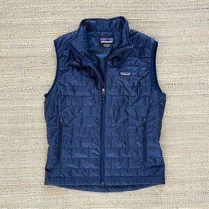 Patagonia Men’s Nano Puff Vest in Lagom Blue